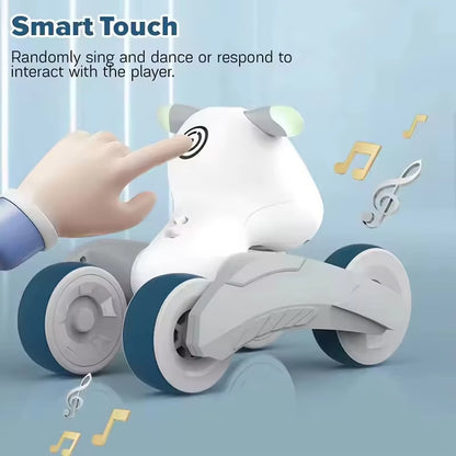 Early Education Robot Toy Kids Remote Control RC AI Technology Pet Dog Light Sound Recording Electronic Cartoon Toy